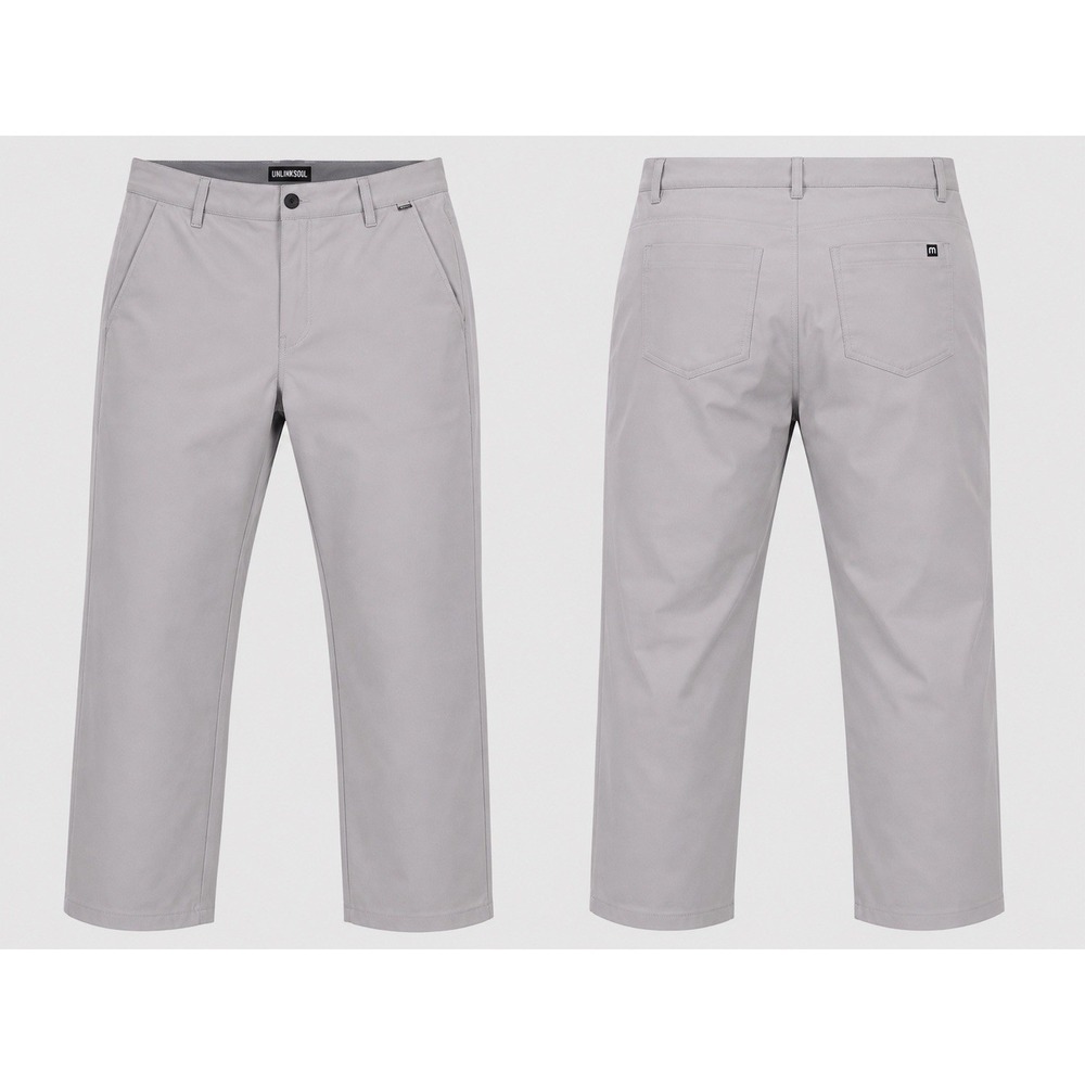 Travis Mathew Mens 40 Open To Close Tech Chino Golf Pants Performance GRAY